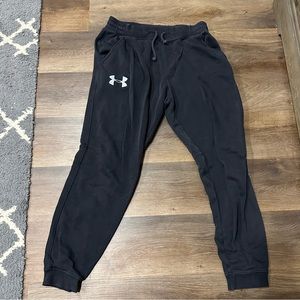 Under Armour Joggers Mens Size Large Black